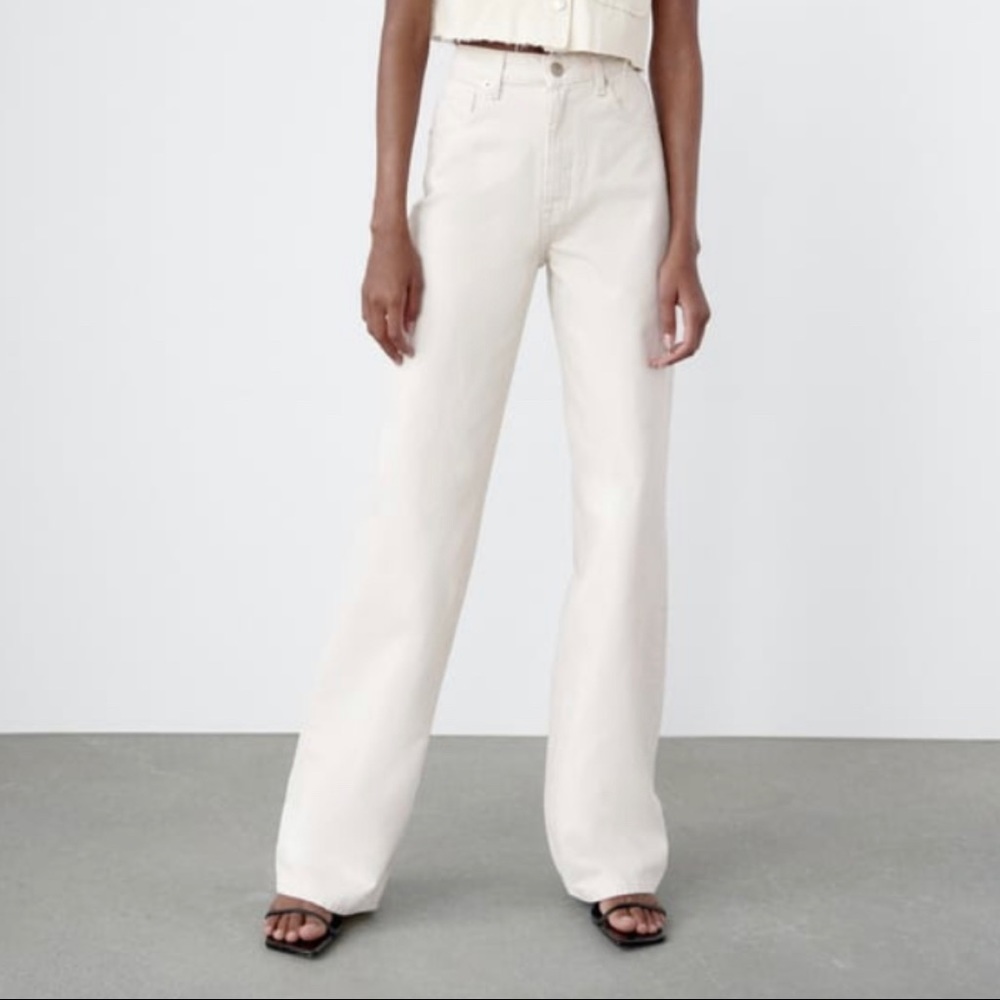 Zara Wide Leg Jeans Size 6